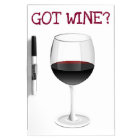 "GOT WINE" magnetic refrigerator placque