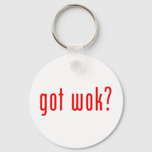 got wok? keychain