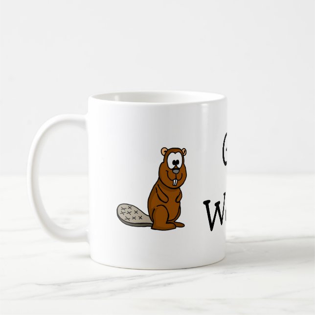 Got Wood? Beaver Coffee Mug (Left)