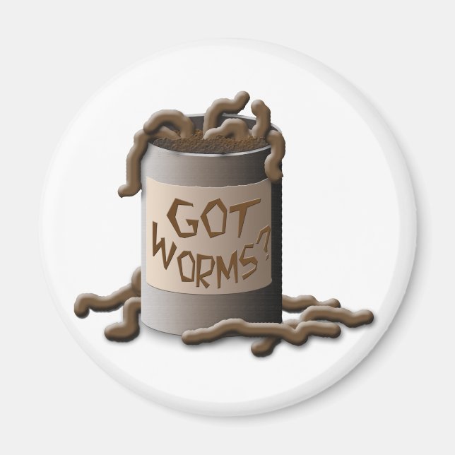 Got Worms? Magnet (Front)