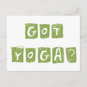 Got Yoga? Gift Postcard