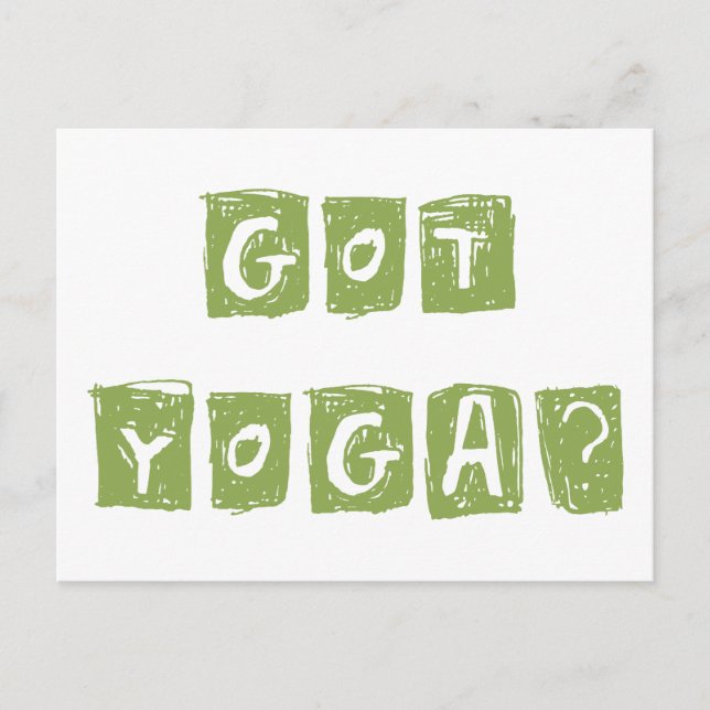 Got Yoga? Gift Postcard (Front)