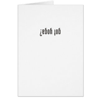 got yoga? (upside down)