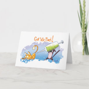 GOT YOUR BACK - GET WELL SOON! by Jeff Willis Art Card