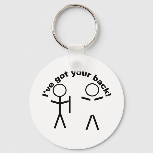 Got your back! keychain (Front)