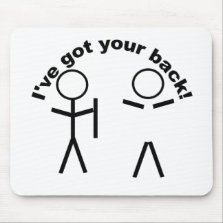 Got your back! mouse pad