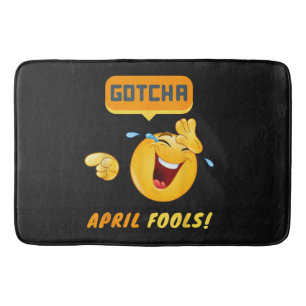 GOTCHA - April Fool's Day Funny Bath Mat