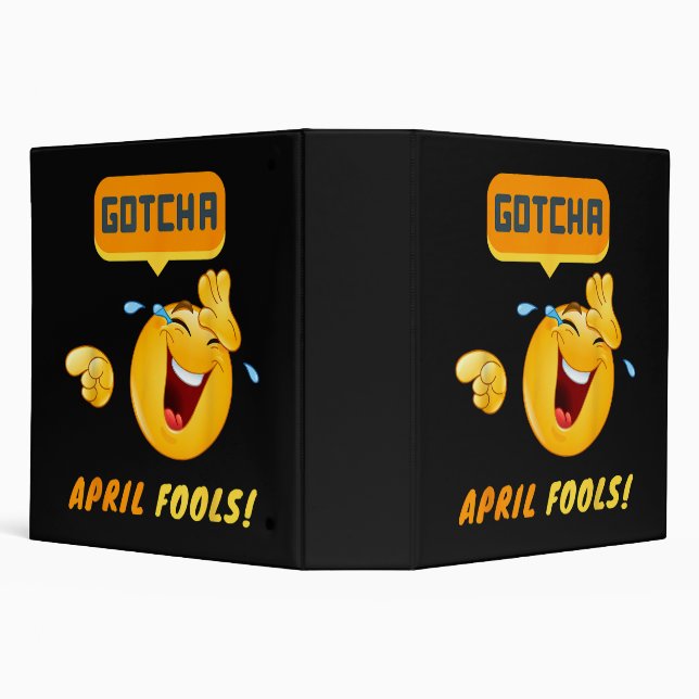 GOTCHA - April Fool's Day Funny Binder (Background)