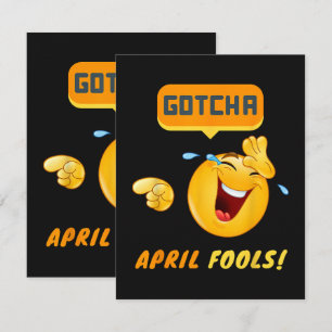 GOTCHA - April Fool's Day Funny Card