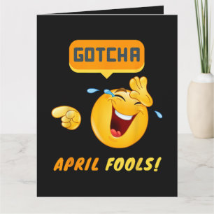 GOTCHA - April Fool's Day Funny Thank You Card