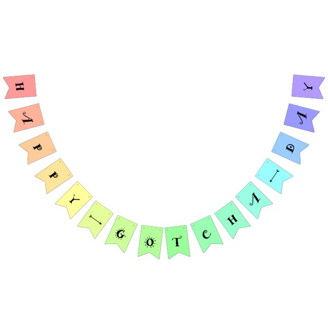 Gotcha bannière heureuse de partie d'adoption de (Tout)