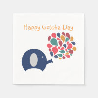 Gotcha Day Party Napkin