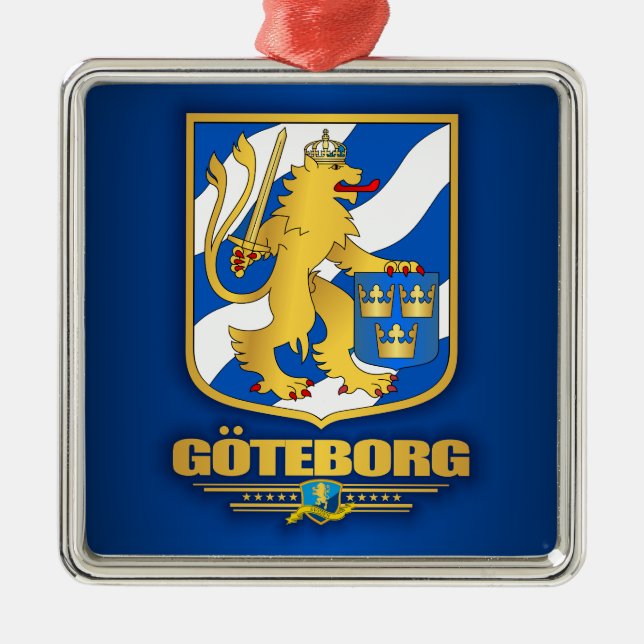 "Goteborg (Gothenburg)" Ornaments (Front)