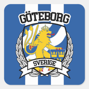 Göteborg Square Sticker