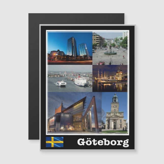 Göteborg - Sweden - Mosaic - (Front/Back)