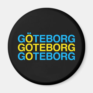 GOTEBORG Swedish Flag Magnet