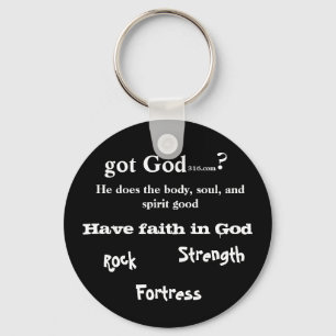 gotGod316.com Button Keychain