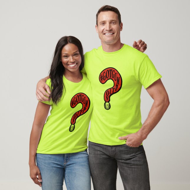 #GOTGUMPTION Question Mark Ben Franklin Design T-Shirt (Unisex)