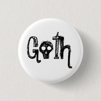Goth 1 Inch Round Button