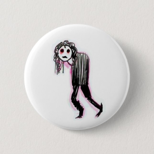 Goth 2 Inch Round Button (Front)
