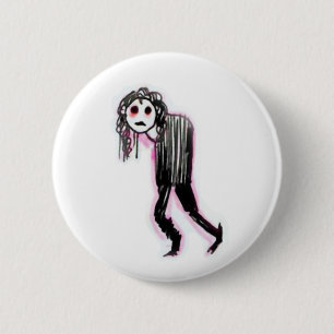 Goth 2 Inch Round Button
