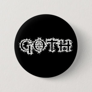 Goth 2 Inch Round Button