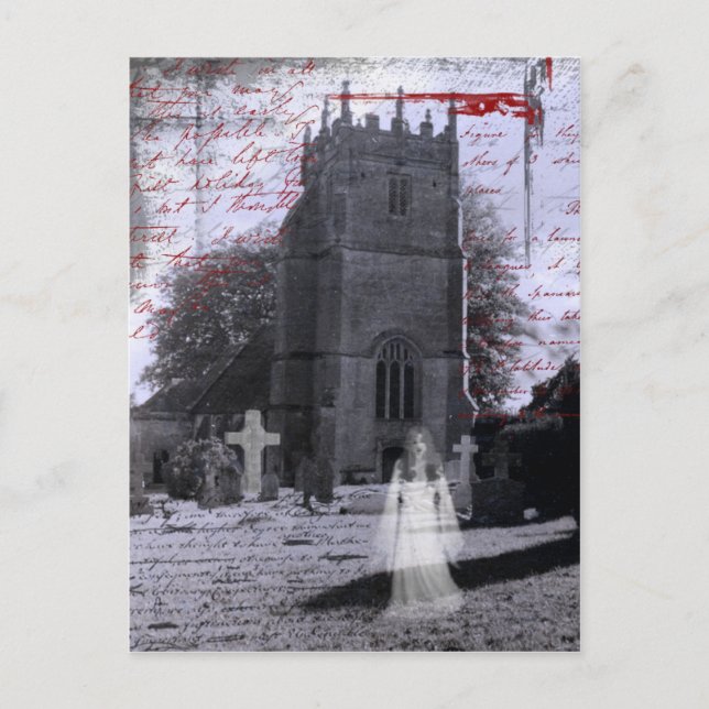 Goth a hanté la carte postale de cimetière (Devant)