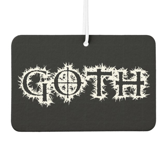 Goth Air Freshener (Front)