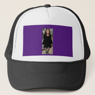 Goth Angel Raevan Black/White/Purple Trucker Hat