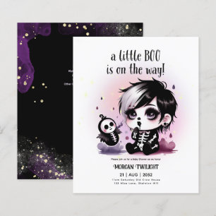 Goth Baby Boy Ghost Little Boo on the Way