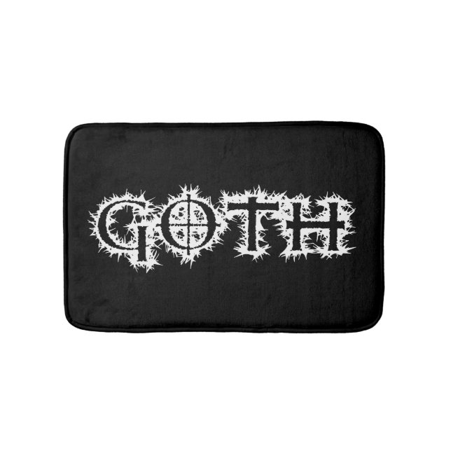 Goth Bath Mat (Front)