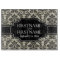 Goth Black Lace and Parchment Wedding Anniversary