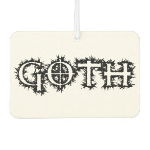 Goth Car Air Freshener