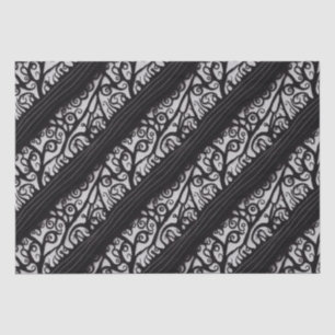 Goth Christmas Tissue Paper - Black and White