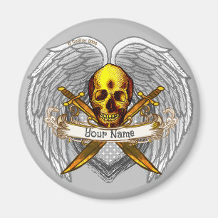 Goth crâne Pirate Magnet