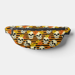 Goth Crânes et fleurs Halloween floral