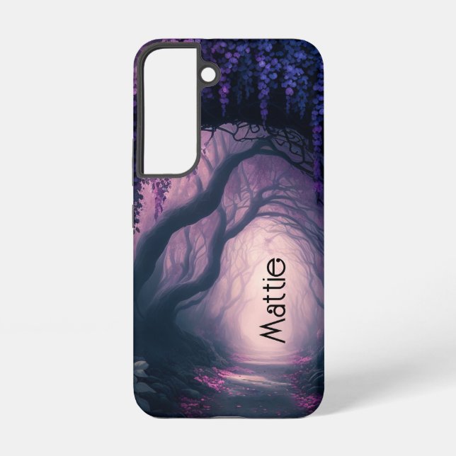 Goth Creepy Wisteria Woods Samsung Galaxy S22 Case (Back)