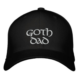 GOTH DAD EMBROIDERED HAT