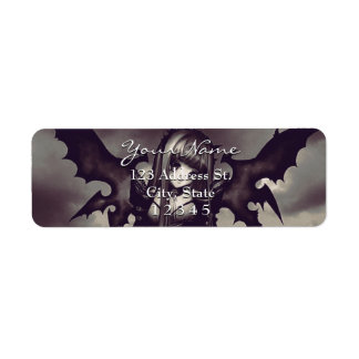 Goth Dark Anime Fairy Return Address