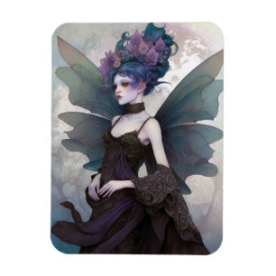 Goth Dark Fairy Girl Fantasy Art Magnet