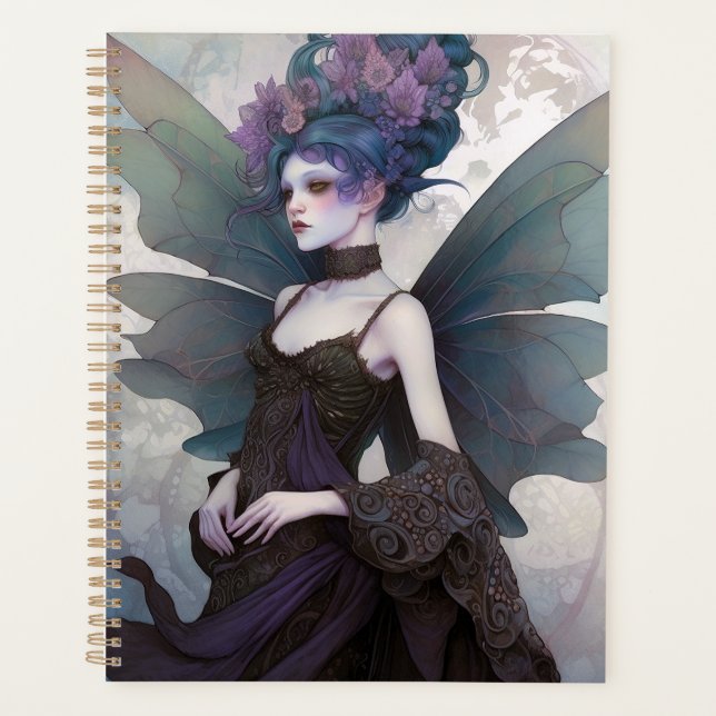 Goth Dark Fairy Girl Imaginaire Art (Devant)