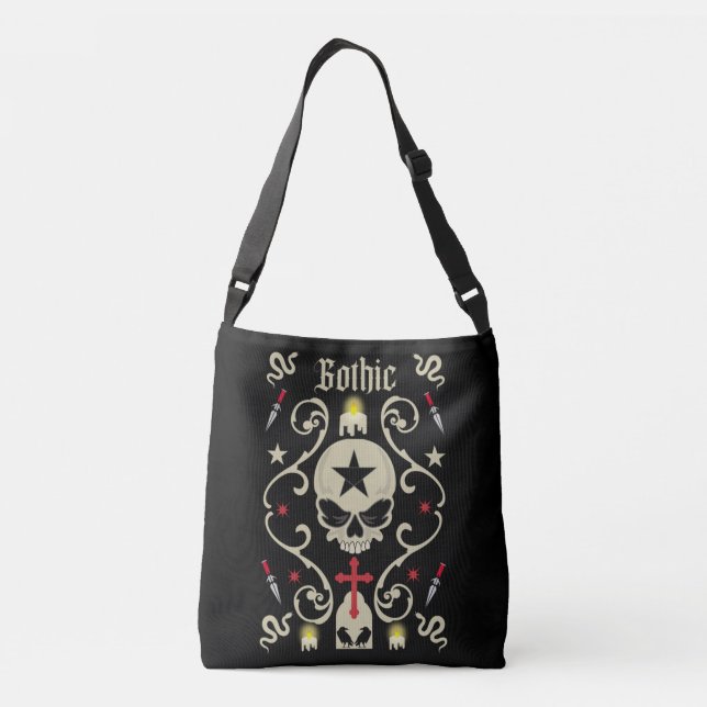 Goth Day 22 May      Crossbody Bag (Back)