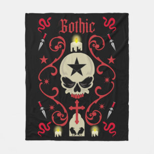 Goth Day Gothic Art   Fleece Blanket