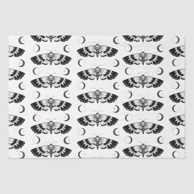 Goth Death's-head hawkmoth  Tissue Paper (Front)