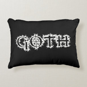 Goth Decorative Pillow