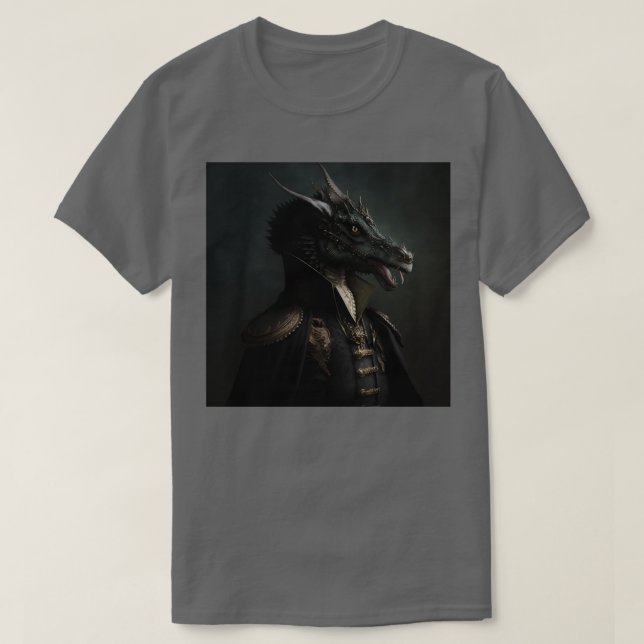 Goth Dragon Lord T-Shirt (Design Front)