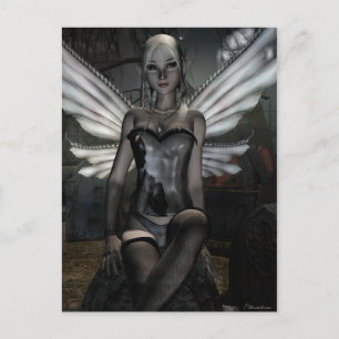 Goth Fae Series TRINITY Fantasy Art Postcard