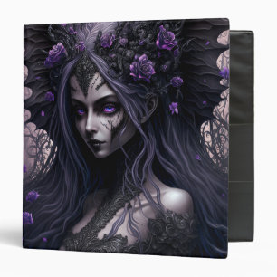 Goth Fairy Gothic Fantasy Art 3 Ring Binder