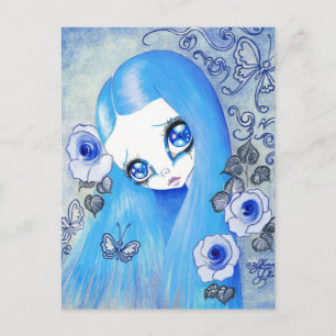 Goth Girl : "Christine" Postcard