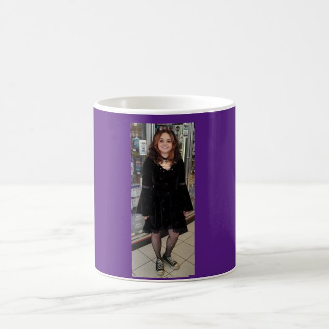 Goth Girl Coffee Cup - Purple, Navear (Center)